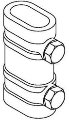 Heavy Duty Ground Rod Clamps